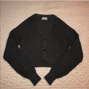 Urban Outfitters semi-cropped v neck cardigan